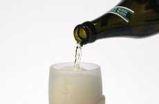 Surreal Sliced Beer Glasses