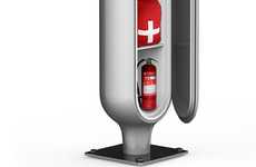 Lamppost-Integrated First Aid