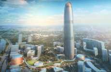 Sleek Sustainable Energy Skyscrapers