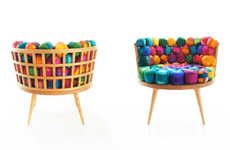 Recycled Silk Ball Seating