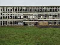 Abandoned Cartoon Graffiti Murals Image 8