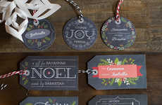 Mock Chalkboard Gift Tags