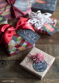 Mock Chalkboard Gift Tags Image 6