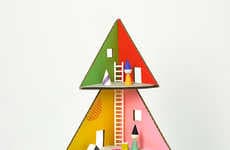 DIY Christmas Tree Dollhouses