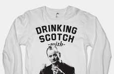 Scotch-Guzzling Comedian Shirts