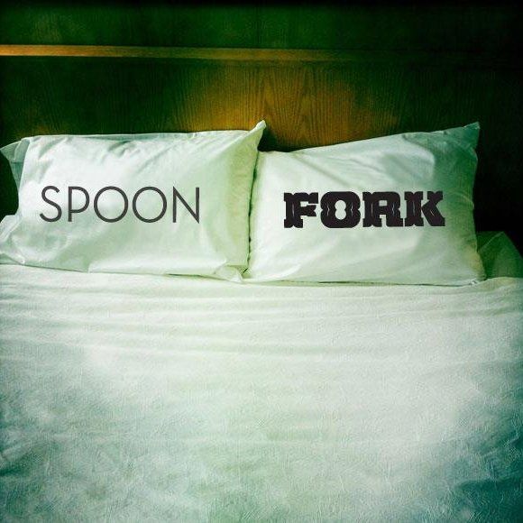 Cheeky Cutlery-Inspired Pillowcases