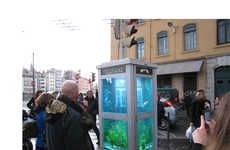 Aquatic Upcycled Phone Booths