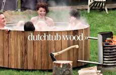 Wood-Burning Outdoor Jacuzzis