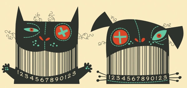 Illustrated Barcode Designs