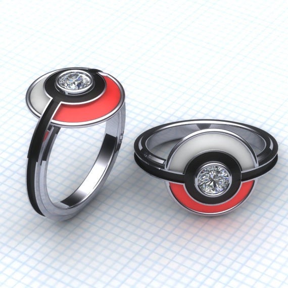 Anime Cartoon Engagement Rings
