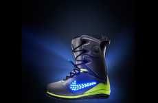 Illuminating Snowboard Boots