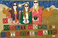 Festive Celeb Holiday Cards Image 6
