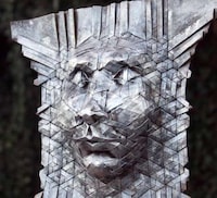 Geometric Textured Paper Masks Image 2