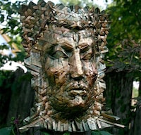 Geometric Textured Paper Masks Image 5