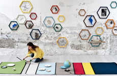 Interlocked Modular Rugs