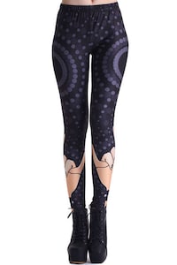 Rocking Hand-Sign Leggings Image 6