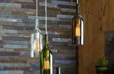 Repurposed Alcohol Bottle Lamps