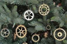 Gear Christmas Ornaments