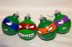 Retro Reptile Christmas Ornaments