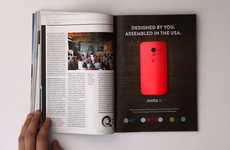 Color-Morphing Magazine Ads