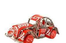 Soda Can Car Sculptures