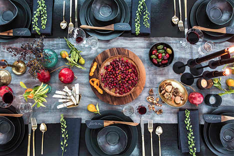 Whimsically Wintery Table Settings