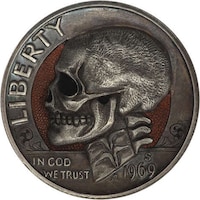 Steampunk Coin Carvings Image 4