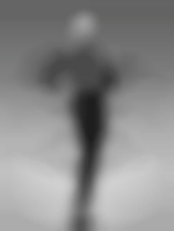 Glamorously Grayscale Fashion Ads