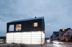 Glowing Garage Architecture