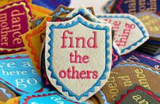 Book Quote Clothes Patches