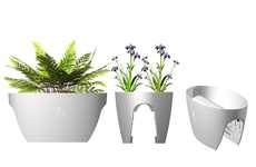 Railing-Specific Garden Pots