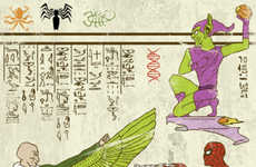 Egyptian Superhero Art