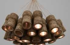 Recycled Celebratory Cork Lighting