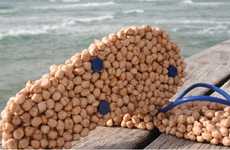 Seed-Covered Slippers