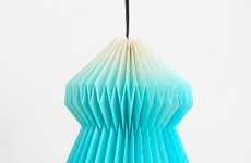 Paper-Made Ombre Lamps