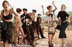 Playful Party Fashion Ads