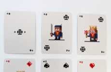 Retro Pixelated Playing Cards