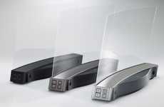 Clear Glass Transparent Speakers
