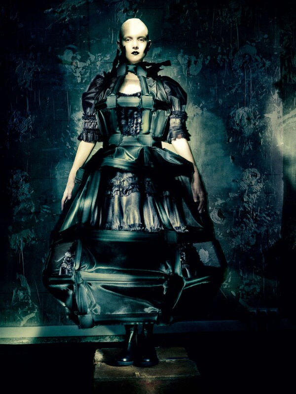 Bulky Balding Goth Editorials