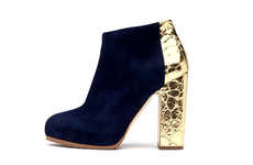 Golden Foil Boots
