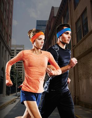 Music-Pumping Workout Headbands