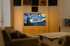 TV-Displayed Famous Paintings