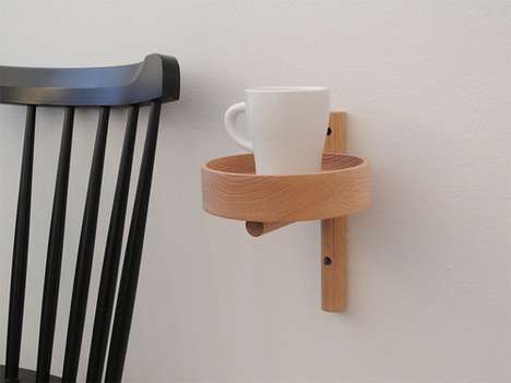 Circular Mounted Side Tables