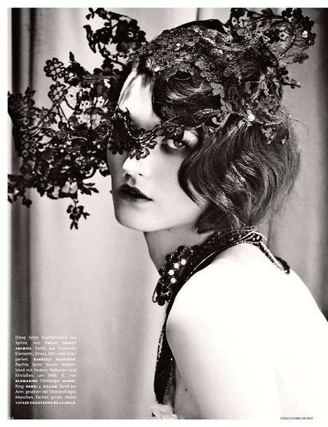 Sultry Flapper Girl Editorials