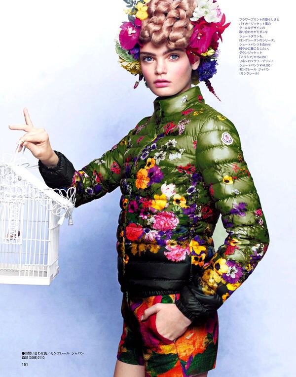 Botanical Bonnet-Infused Editorials 