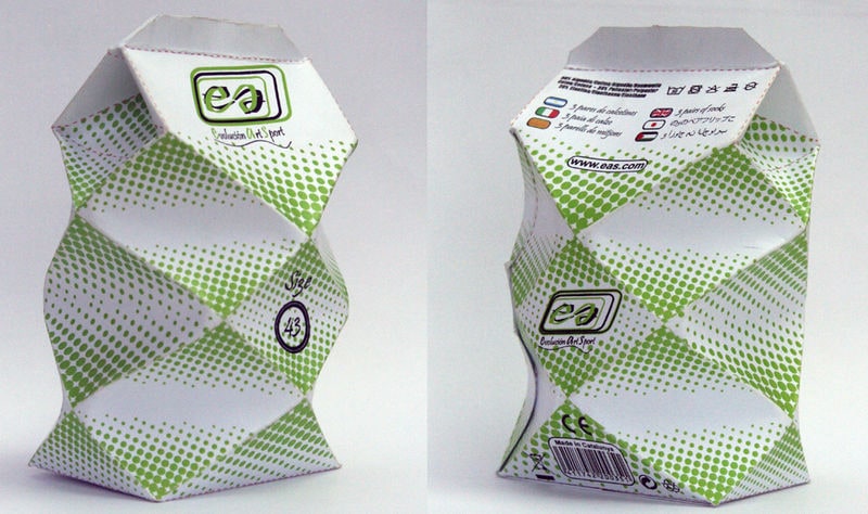 Crumpled Clothing Cartons