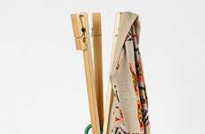 Oversized Clothespin Coat Stands