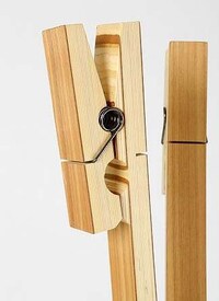 Oversized Clothespin Coat Stands Image 3