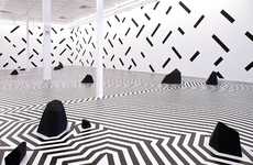 Hypnotic Geometric Installations