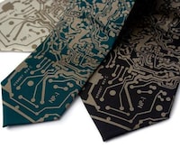 Nerdy Graphic Neckties Image 3